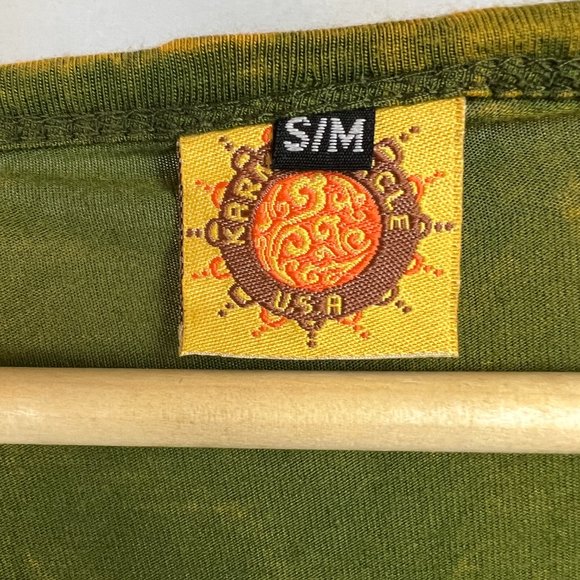 Karma Circle USA Intentionally Distressed Mixed Pattern Boho Tunic Dress - Picture 2 of 8